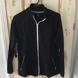 Black zip up shirt